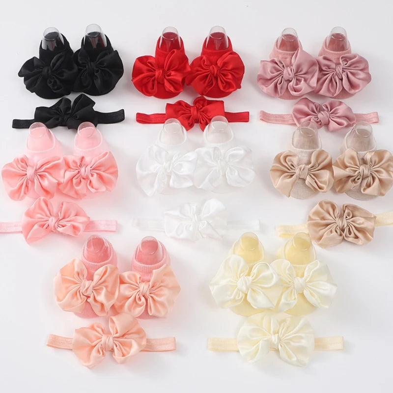 Cozy Baby Shoes with Bow - Cozy Cart